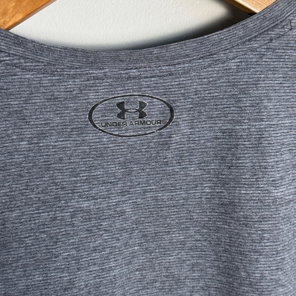 Under Armour Heat Gear Men's Activewear Short Sleeve Casual T-Shirt Gray 2XL - Picture 6 of 11